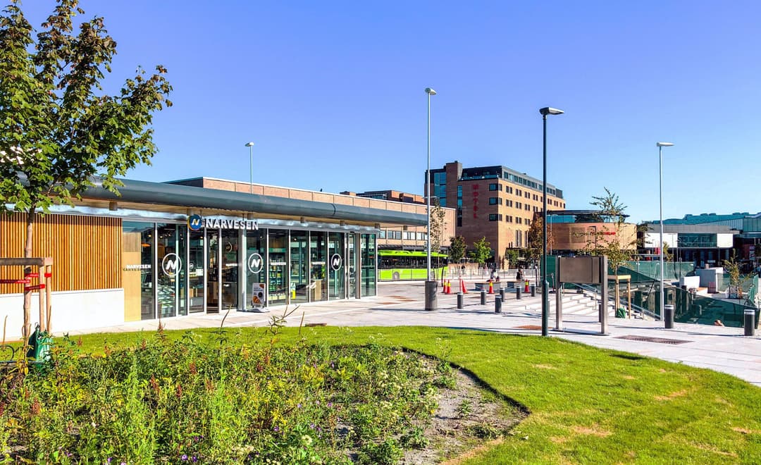 Bilde som viser ski sentrum og ski stasjon