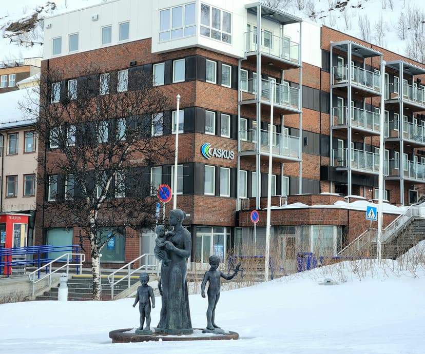 Bilde som viser Hammerfest sentrum