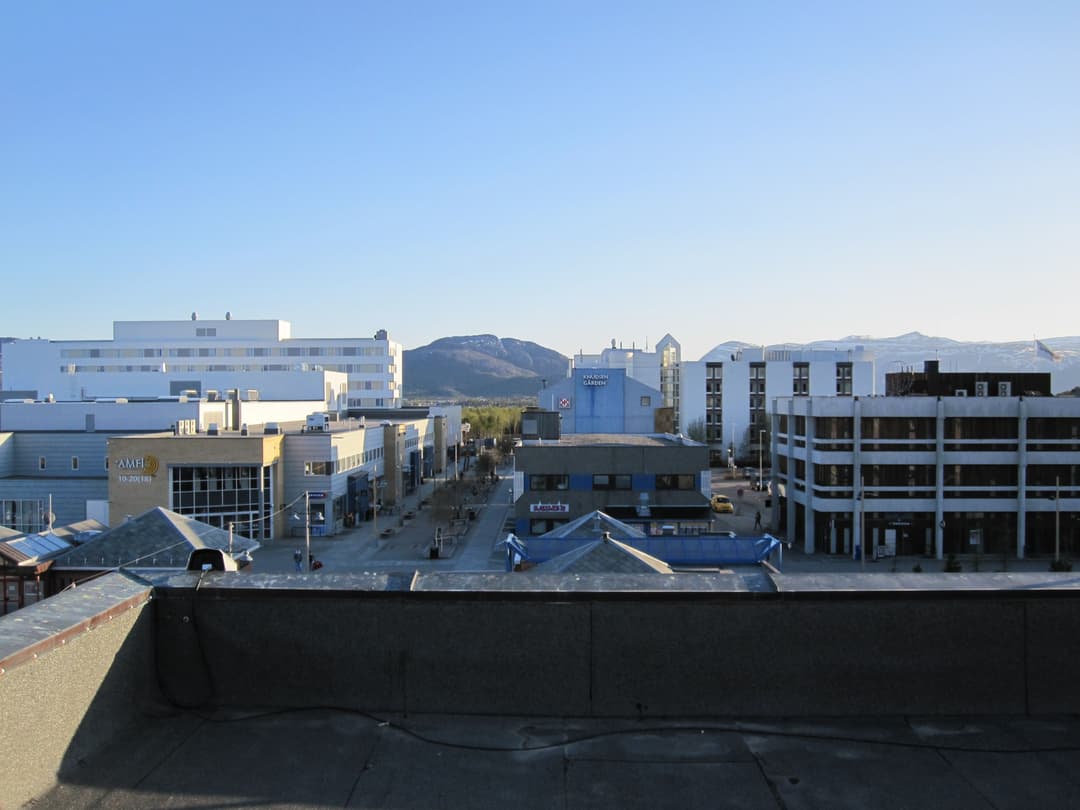 Bilde som viser Torget eller sentrum i Alta by