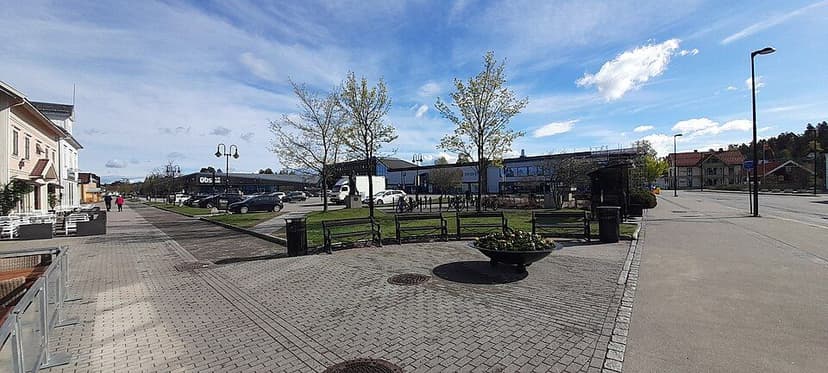Bilde som viser Elverum torg
