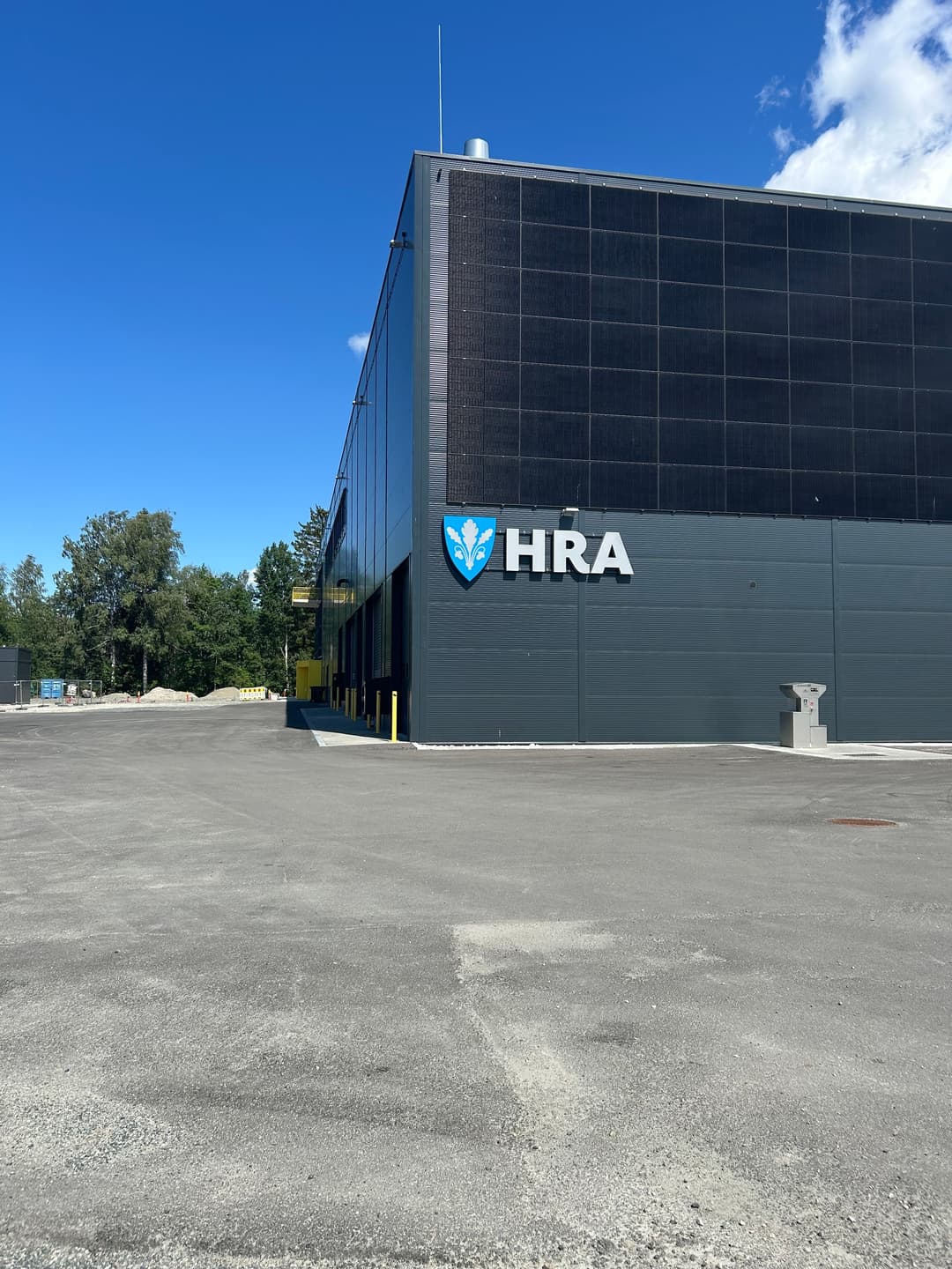 Bilde av det nye og topp moderne renseanlegget i Hokksund, Øvre Eiker