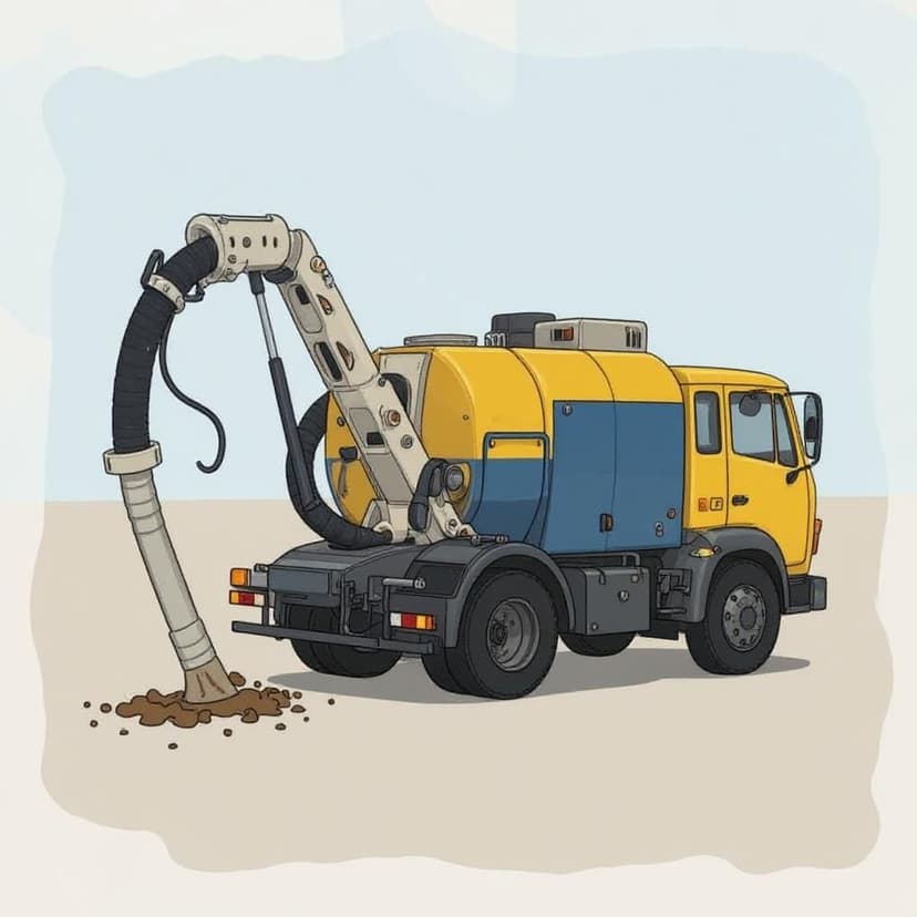 Illustrasjon som viser vakuumgraver